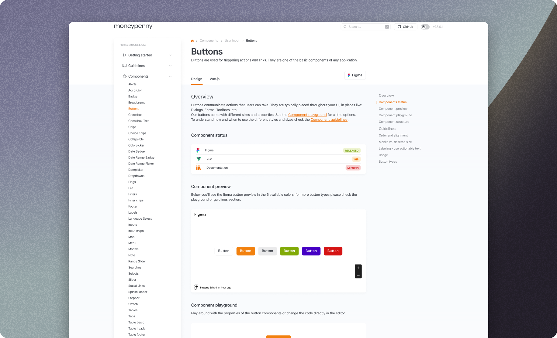 Core component library